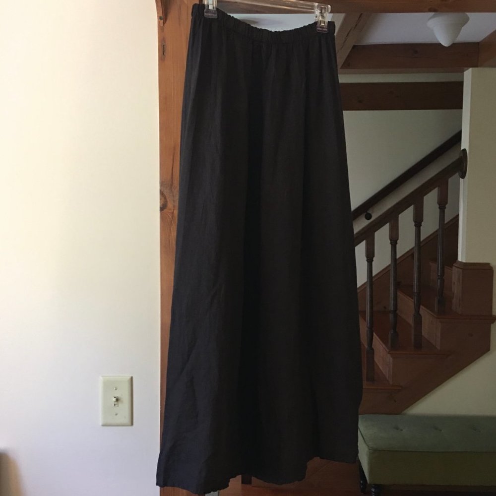 CP Shades Black A-Line Maxi Skirt